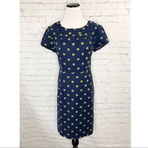 3 for $30! 
Boden Polka Dot Textured Cap Sleeve Sheath Dress